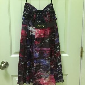 BCBG MAXAZRIA Strapless Party Dress